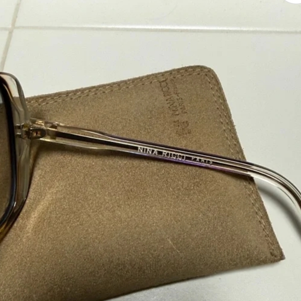 NEW! Nina Ricci Oversized Ombre Sunglasses - Made in France - Picture 7 of 10